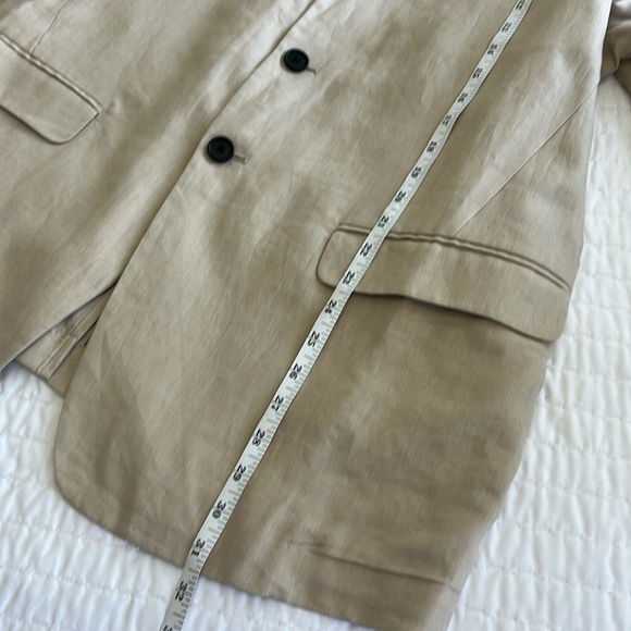 Linen Men's Blazer Quince XL - Picture 14 of 16